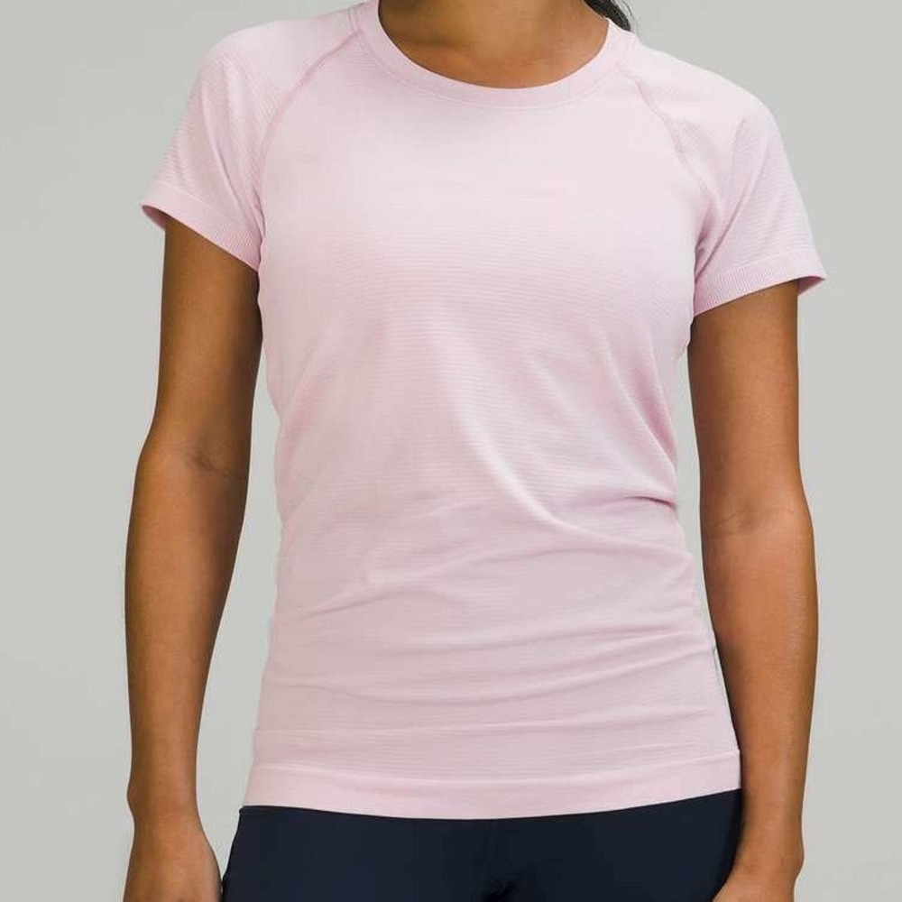 Lululemon 18 Swiftly Tech Short Sleeve 2.0 Pink Peony Active Running Shirt Top